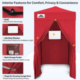 Flex Ultra Compact 4x4 Pop Up Changing Room Canopy - Eagle Peak Custom Canopy Tent