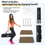 Flex Ultra Compact 4x4 Pop Up Changing Room Canopy - Eagle Peak Custom Canopy Tent