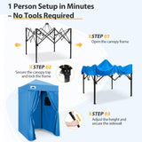 Flex Ultra Compact 4x4 Pop Up Changing Room Canopy - Eagle Peak Custom Canopy Tent