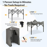 Flex Ultra Compact 4x4 Pop Up Changing Room Canopy - Eagle Peak Custom Canopy Tent