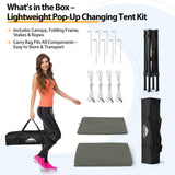 Flex Ultra Compact 4x4 Pop Up Changing Room Canopy - Eagle Peak Custom Canopy Tent