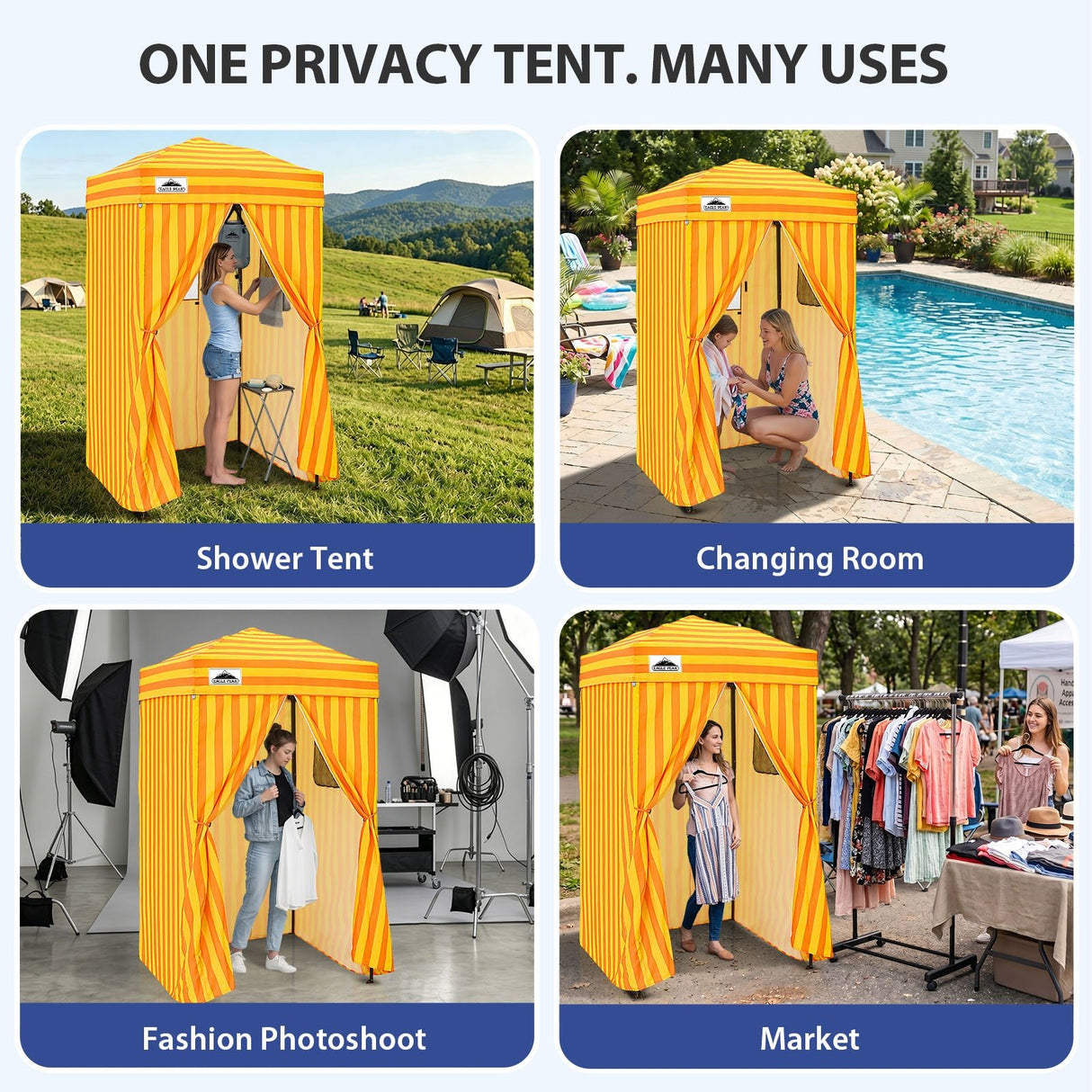Flex Ultra Compact 4x4 Pop Up Changing Room Canopy - Eagle Peak®