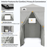 Flex Ultra Compact 4x4 Pop Up Changing Room Canopy - Eagle Peak Custom Canopy Tent