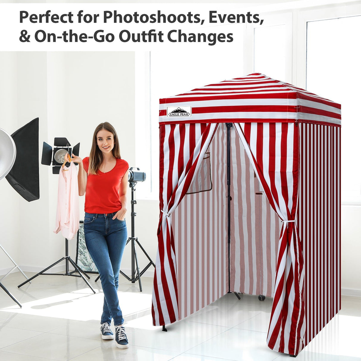 Flex Ultra Compact 4x4 Pop Up Changing Room Canopy - Eagle Peak Custom Canopy Tent