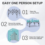 Flex Ultra Compact 5x5 Pop - up Canopy - Eagle Peak Custom Canopy Tent