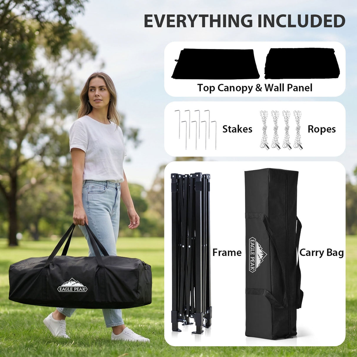 Flex Ultra Compact 5x5 Pop-up Canopy - Eagle Peak®