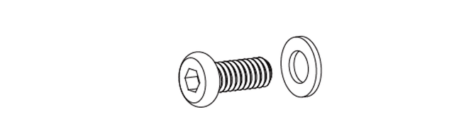 FTPG100TEX - Part AA Bolt with Washer M6x12 - Eagle Peak Custom Canopy Tent