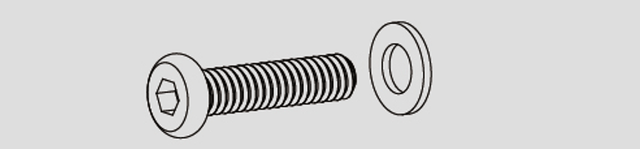 FTPG100TEX - Part BB Bolt with Washer M6x35 - Eagle Peak Custom Canopy Tent