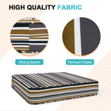 Outdoor Deep Seat Patio Seat Cushion Set, 25x25x5 inch, 2-Piece Back Chair Cushion