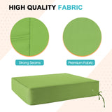 Outdoor Deep Seat Patio Seat Cushion Set, 25x25x5 inch, 2-Piece Back Chair Cushion