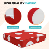 Outdoor Deep Seat Patio Seat Cushion Set, 25x25x5 inch, 2-Piece Back Chair Cushion