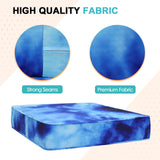 Outdoor Deep Seat Patio Seat Cushion Set, 25x25x5 inch, 2-Piece Back Chair Cushion