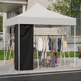 Portable Privacy Tent Hanging Privacy Curtain, Square/Triangular, Black