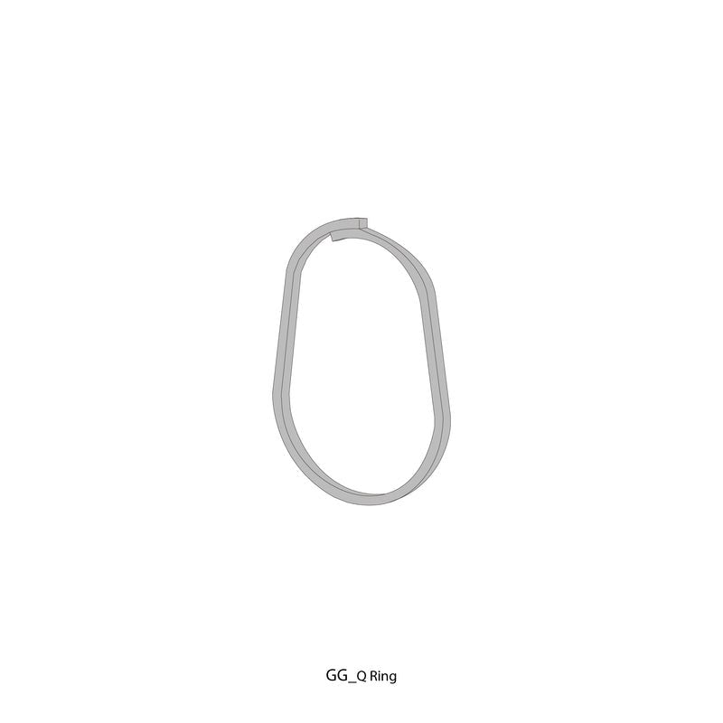GF100MN - GRY - AZ - Part Q Q Ring - Eagle Peak Custom Canopy Tent