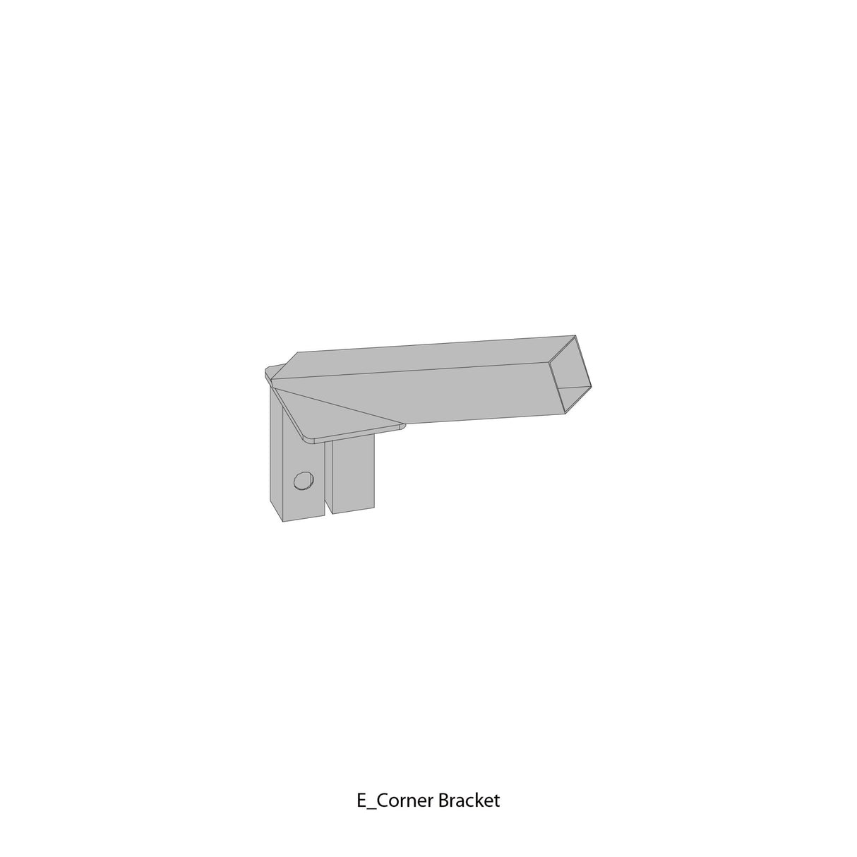 GF64MN - Part E Corner Bracket - Eagle Peak Custom Canopy Tent