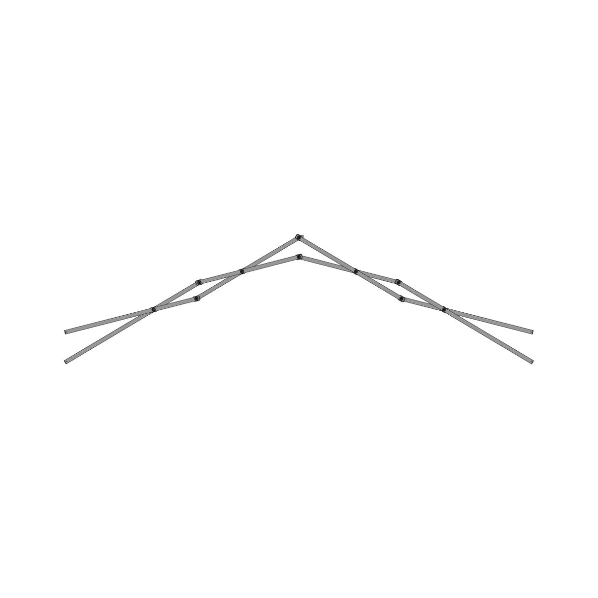 GHDG64W1 - Part 7 Gable Eave Assembly - Eagle Peak Custom Canopy Tent