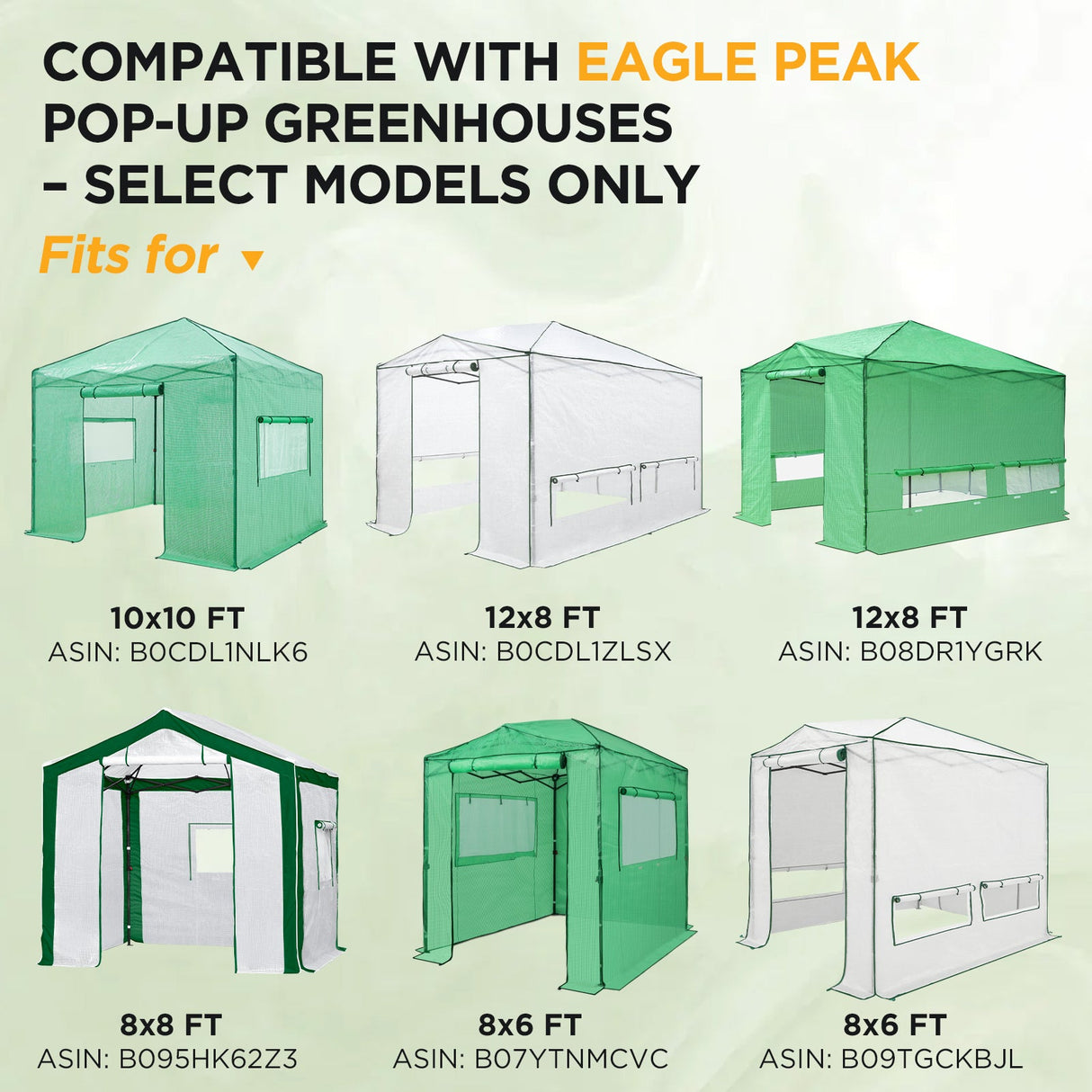 Greenhouse Center Support Pole with Ground Stakes - Eagle Peak Custom Canopy Tent
