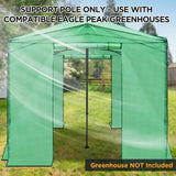 Greenhouse Center Support Pole with Ground Stakes - Eagle Peak Custom Canopy Tent