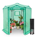 6.6x6.6 ft Hexagon Pop up Greenhouse