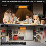 Infrared Patio Heater 1500W Carbon Fiber - Eagle Peak Custom Canopy Tent