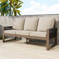Natural Cedar Patio Furniture, 3 Seat Cedar Outdoor Sofa - Eagle Peak Custom Canopy Tent