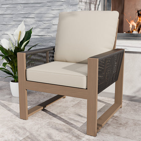Natural Cedar Patio Furniture, Cedar Chair, 1 Piece - Eagle Peak Custom Canopy Tent