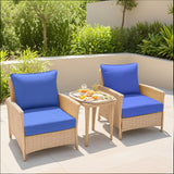 Outdoor Deep Seat Cushion Set, 25 x 25 x 5 inch ,Set of 2 - Eagle Peak Custom Canopy Tent