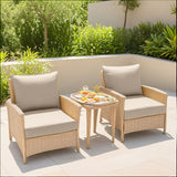 Outdoor Deep Seat Cushion Set, 25 x 25 x 5 inch ,Set of 2 - Eagle Peak Custom Canopy Tent