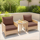 Outdoor Deep Seat Cushion Set, 25 x 25 x 5 inch ,Set of 2 - Eagle Peak Custom Canopy Tent