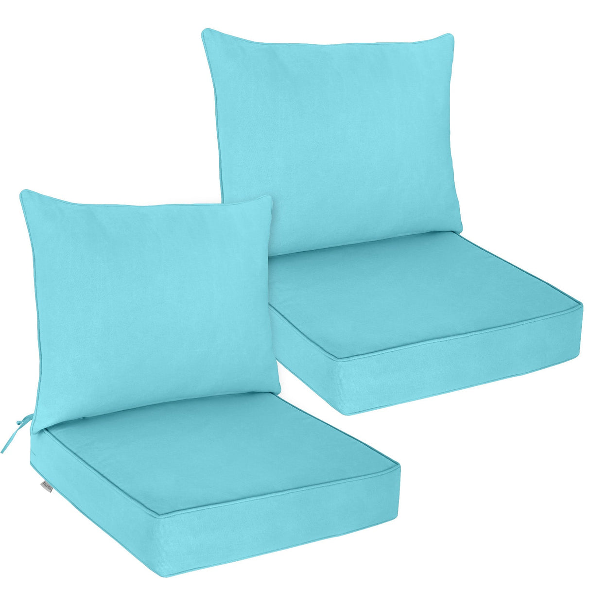 Outdoor Deep Seat Cushion Set, 25 x 25 x 5 inch ,Set of 2 - Eagle Peak Custom Canopy Tent