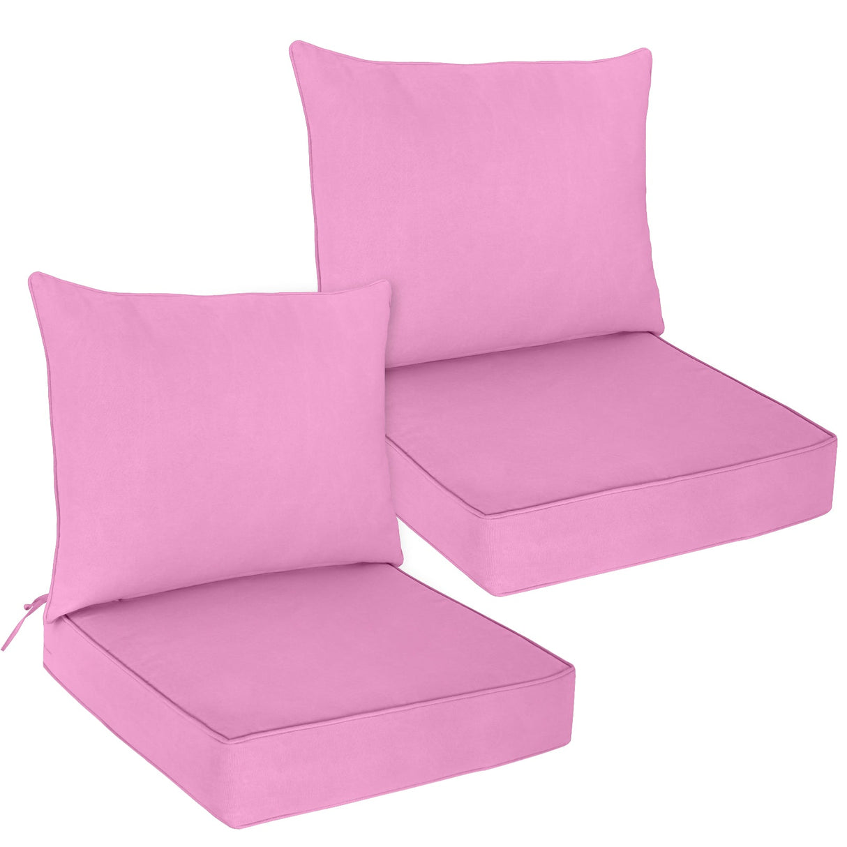 Outdoor Deep Seat Cushion Set, 25 x 25 x 5 inch ,Set of 2 - Eagle Peak Custom Canopy Tent