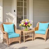 Outdoor Deep Seat Cushion Set, 25 x 25 x 5 inch ,Set of 2 - Eagle Peak Custom Canopy Tent