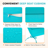Outdoor Deep Seat Cushion Set, 25 x 25 x 5 inch ,Set of 2 - Eagle Peak Custom Canopy Tent