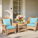 Outdoor Deep Seat Cushion Set, 25 x 25 x 5 inch ,Set of 2 - Eagle Peak Custom Canopy Tent