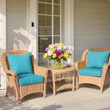 Outdoor Deep Seat Cushion Set, 25 x 25 x 5 inch ,Set of 2 - Eagle Peak Custom Canopy Tent