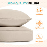 Outdoor Deep Seat Cushion Set, 25 x 25 x 5 inch ,Set of 2 - Eagle Peak Custom Canopy Tent