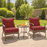 Outdoor Deep Seat Cushion Set, 25 x 25 x 5 inch, Set of 4 - Eagle Peak Custom Canopy Tent