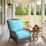 Outdoor Deep Seat Cushion Set, 25 x 25 x 5 inch, Set of 4 - Eagle Peak Custom Canopy Tent