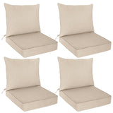 Outdoor Deep Seat Cushion Set, 25 x 25 x 5 inch, Set of 4 - Eagle Peak Custom Canopy Tent