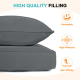 Outdoor Deep Seat Cushion Set, 25 x 25 x 5 inch, Set of 4 - Eagle Peak Custom Canopy Tent