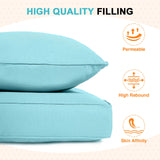 Outdoor Deep Seat Cushion Set, 25 x 25 x 5 inch, Set of 4 - Eagle Peak Custom Canopy Tent