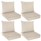 Outdoor Deep Seat Cushion Set, 25 x 25 x 5 inch, Set of 4 - Eagle Peak Custom Canopy Tent