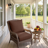 Outdoor Deep Seat Cushion Set, 25 x 25 x 5 inch, Set of 4 - Eagle Peak Custom Canopy Tent