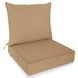 Outdoor Deep Seat Patio Seat Cushion Set, 25x25x5 inch, 2 - Piece Back Chair Cushion - Eagle Peak Custom Canopy Tent