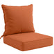 Outdoor Deep Seat Patio Seat Cushion Set, 25x25x5 inch, 2 - Piece Back Chair Cushion - Eagle Peak