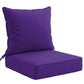 Outdoor Deep Seat Patio Seat Cushion Set, 25x25x5 inch, 2 - Piece Back Chair Cushion - Eagle Peak