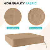 Outdoor Deep Seat Patio Seat Cushion Set, 25x25x5 inch, 2 - Piece Back Chair Cushion - Eagle Peak Custom Canopy Tent