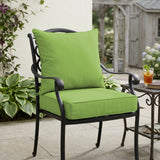 Outdoor Deep Seat Patio Seat Cushion Set, 25x25x5 inch, 2 - Piece Back Chair Cushion - Eagle Peak