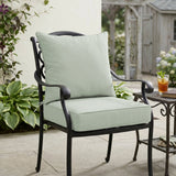 Outdoor Deep Seat Patio Seat Cushion Set, 25x25x5 inch, 2 - Piece Back Chair Cushion - Eagle Peak