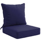 Outdoor Deep Seat Patio Seat Cushion Set, 25x25x5 inch, 2 - Piece Back Chair Cushion - Eagle Peak